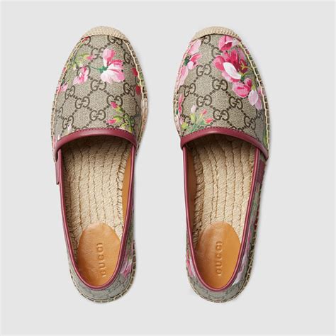 gucci flower espadrilles|gucci espadrilles wedges pink.